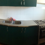 panoramic view of our newly remodeled kitchen